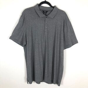 Calvin Klein heathered gray polo shirt XL